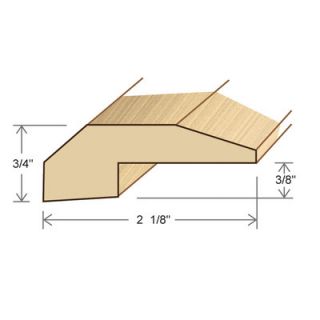 Moldings Online 0.75 x 2.13 Solid Hardwood Maple Threshold in