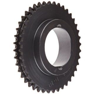 Browning D35TB40 Roller Chain Sprocket, 2 Strand, Taper Bore, Bushed, Steel, 35 Pitch, 40 Teeth