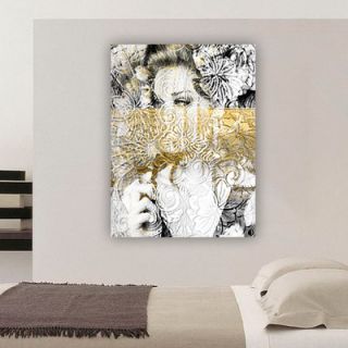 Oliver Gal Blooming Strokes Graphic Art on Canvas