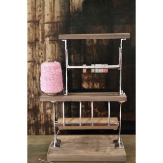 Creative Co Op Inspired Home Aluminum and Wood Paper Towel Holder
