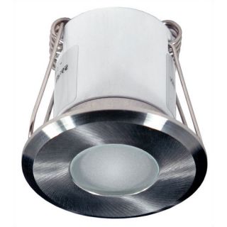 LED Mini Recessed Down Light in Brushed Steel
