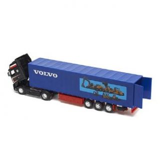 Motorart Premium 1/50 O Scale Volvo Fh12 Tractor With Volvo Construction Equipment Curtain Trailer Toys & Games