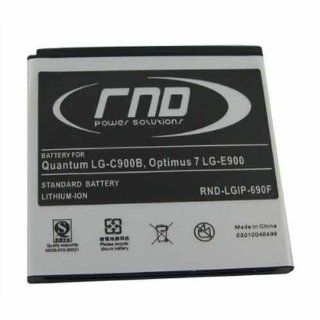 RND Li Ion Battery (LGIP 690F SBPL0101901) for LG Quantum (LG C900B) Optimus 7 (E900) Cell Phones & Accessories
