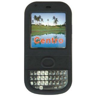 Palm Centro 690 Premium Black Silicone Skin Case Cover Cell Phones & Accessories