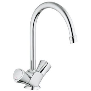 Grohe Costa Classic II Double Handle Single Hole Bar Faucet with Water