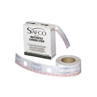 Safco Products MasterFile 2 Carrier Transparent Polyester Strip