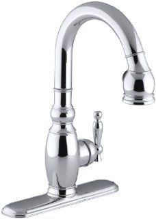 KOHLER K 691 CP Vinnata Secondary Kitchen Sink Faucet, Polished Chrome   Touch On Kitchen Sink Faucets  