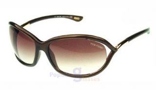 Tom Ford Jennifer FT0008 Sunglasses 692 Dark Brown (Gradient Brown Lens) 61mm Shoes