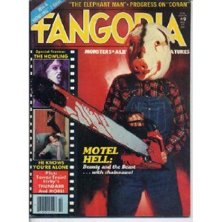 Fangoria Magazine 9 MOTEL HELL Paul Blaisdell TERROR TRAIN Conan HOUSE OF WAX The Howling OUTER LIMITS November 1980 (Fangoria Magazine) Bob Martin Books