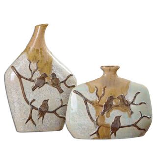 Piece Pajaro Ceramic Vase Set