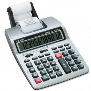 Casio Printing Calculator   12 Character(s)   Power Adapter Battery Powered Electronics