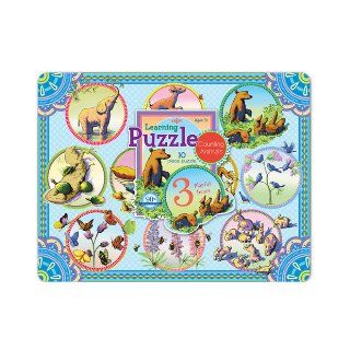 Counting Animals Learning Puzzle 10 Piece Puzzle 9781594614316 Books