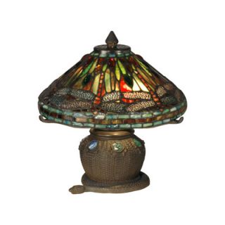 Dale Tiffany Dragonfly 2 Light Mini Table Lamp