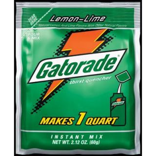 Gatorade Ounce Instant Powder Package Lemon Lime   Yields 1 Liquid
