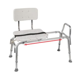 Snap N Save Sliding Transfer Bench with Replaceable Cut Out Seat