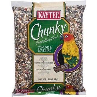 Kaytee Supreme Chunky Conure/ Hookbill 4LB  Adult Bird Food 