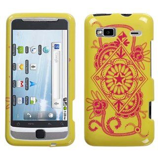 MYBAT HTCG2HPCIM694NP Slim and Stylish Protective Case for the HTC G2   Retail Packaging   Exotic Yellow Cell Phones & Accessories