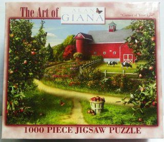 The Art of Alan Giana 1000 Piece Jigsaw Puzzle  "Corner of Your Life" 