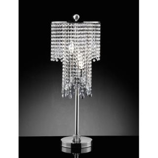 Warehouse of Tiffany 3 Light Crystal Table Lamp