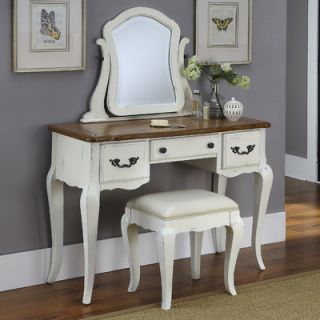 Home Styles French Countryside Vanity Set with Mirror