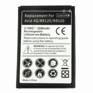 New Replacement Battery For Boost Mobile ZTE METROPCS Force N9100 N9120 Avid 4G 2000mAh Cell Phones & Accessories