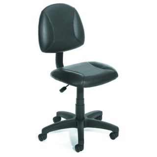 Boss Office Products Adjustable Low Back Leather Office Chair