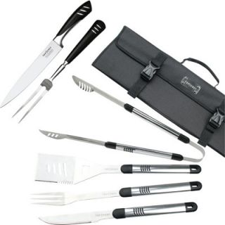 Top Chef Stainless Steel 7 Piece BBQ and Carving Set