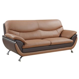 Global Furniture USA Leather Sofa