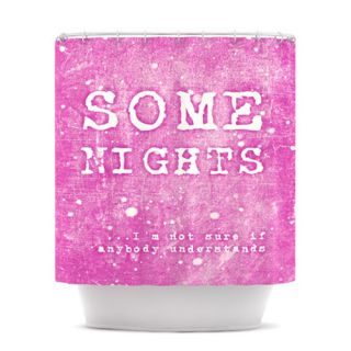 Some Nights Polyester Shower Curtain