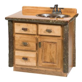 Fireside Lodge Hickory 36 Bathroom Vanity Cabinet Only