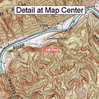 USGS Topographic Quadrangle Map   Hayters Gap, Virginia (Folded/Waterproof)  Outdoor Recreation Topographic Maps  Sports & Outdoors