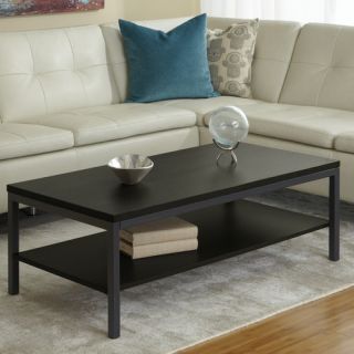 Parson Coffee Table with Shelf