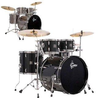 Gretsch GE E8256PK Energy 5 Piece Drum Set   Black Musical Instruments