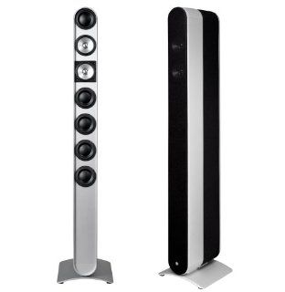 KEF Fivetwo Series MODEL11SL Floor Standing Home Theater Speakers (Matte Silver) Pair Electronics