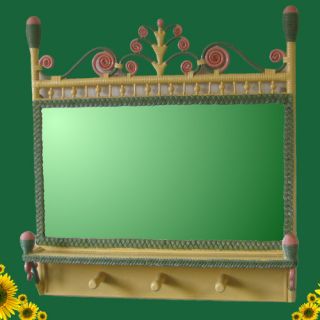 Victorian Coat Rack Mirror