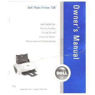 Dell Photo Printer 720   Owner's Manual Dell Books
