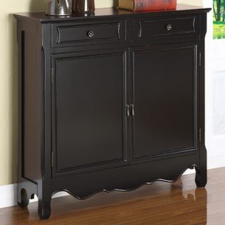 Powell Three Door Scroll Console Table