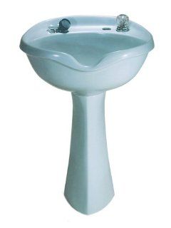 Marble 2001 White Pedestal Shampoo Bowl with 550 Faucet and Spray Hose [Misc.] Beauty