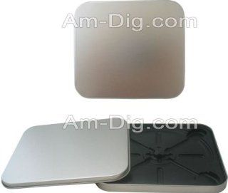 Am Dig Tin DVD/CD Case Square Style no Hinge, no Window, Black Tray   25 Pack (Quarter Carton)   Cd Dvd Jewel Cases