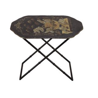 Creative Co Op Metal Screen Shaped Folding Table