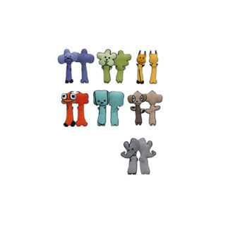 Meo and Friends Figure Pillow 7 Piece Set