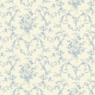Brewster Home Fashions Willow Cottage Cameo Floral Wallpaper