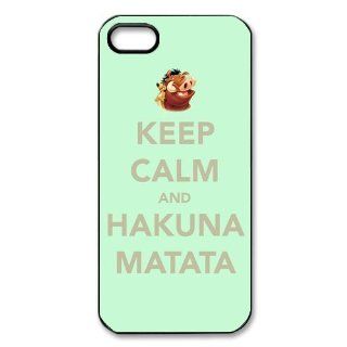 Custom Hakuna Matata Cover Case for iPhone 5/5s WIP 2813 Cell Phones & Accessories