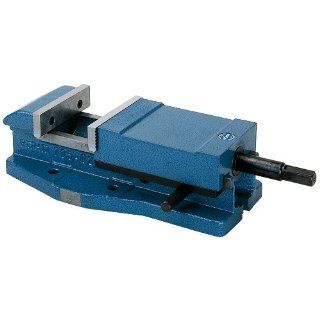 Rhm 124925 Type 705 SG Cast Metal Machine Vise with SGN Normal Jaws and Hand Crank, 160mm Jaw Width, 570mm Length, Size 4 Bench Vise