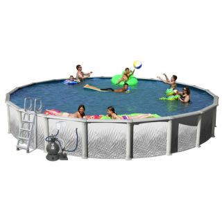 Round 52 Deep Complete Hamilton Above Ground Pool Package