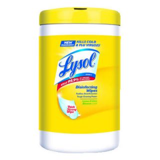 Lysol 8 L Citrus Disinfecting Wipes in White
