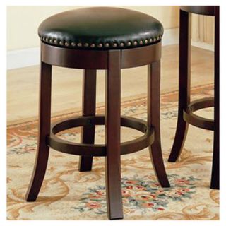 Wildon Home ® Perris 24 Bar Stool with Cushioned Seats and Veneer