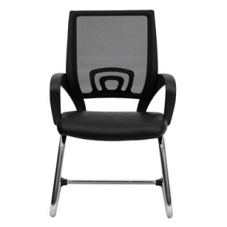 FlashFurniture Mesh Back Guest Side Chair with Sled Base
