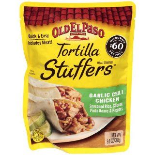 Old El Paso Tortilla Stuffers, Garlic Chili Chicken, 9.5 Ounce (Pack of 4)  Grocery & Gourmet Food