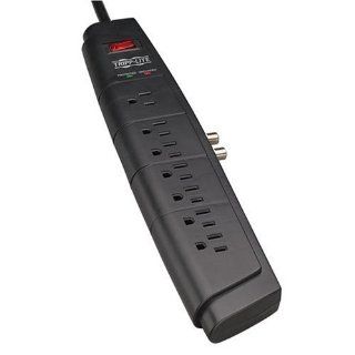 Tripp Lite HT706TV Home Theater Surge Protector Strip 7 Outlet Coax 6ft Cord 1500 Joules Electronics